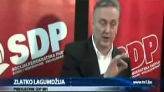 SDP BiH TV 1 Dnevnik Zlatko Lagumdzija