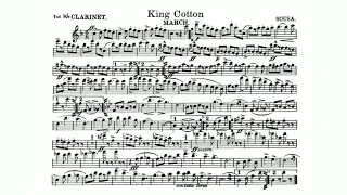 King Cotton March by John Philip Sousa - 1st B-flat Clarinet