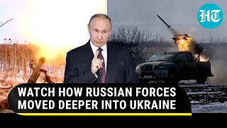 Russian Army bombs Donetsk frontline with all might | Watch How Ukrainian Resistance Broke