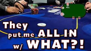 Really? My Opponent puts me ALL IN and flips over... - Poker Vlog #30