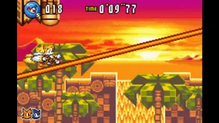 Sonic Advance 3 - Sunset Hill 2: 23"63 (Tails + Sonic) (Speed Run)