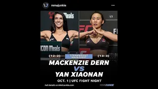 Mackenzie Dern vs Yan Xiaonan (UFC-Fight Night)Highlights + Breakdown + Prediction (Main Event)