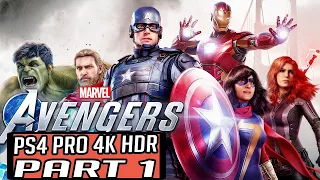 Marvel's Avengers ( 4K Ps4 Pro) - Gameplay Completo - Dublado e Legendado Pt-Br - Part 1