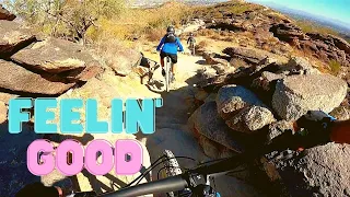 New Mountain Biking at South Mountain Mormon to National Trail in Phoenix Arizona