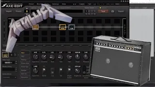 Axe Fx 2 Tweaking Session/Tutorial - James Hetfield live clean tone