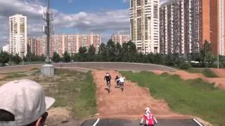 BMX 1-st round cup of Moscow - final junior men