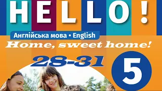 NEW!!! Hip Hip HELLO Year 5 Unit 2 Home, sweet home!  👨‍👩‍👧‍👧 Ex 15-22 pp 28-31 Student's Book