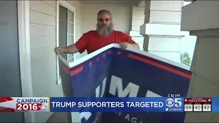 Trump Supporters Homes, Cars Hit By Vandals