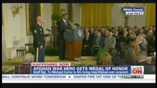 President Obama Ty Carter Medal of Honor Ceremony (August 26, 2013) [1/2]