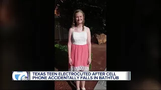 Texas teen electrocuted after cell phone accidentally falls into bathtub