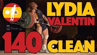 Lydia Valentin 140kg Clean Slow Motion