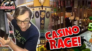 CASINO RAGE! 4 ROLLS BONUS! Monopoly Live Casino Games