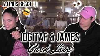 Waleska & Efra react to Cuek - KERONCONG - IDGITAF (Brigita Meliala) ft. Fivein in LetsJamWithJames