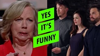 Yes it's Funny appear on Dragons' Den (Shark Tank)