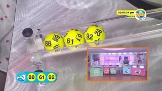 Sorteo LOTO 3:00 p.m. 28 de junio del 2021