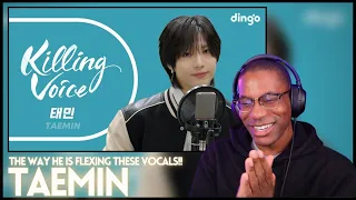 TAEMIN | Dingo's Killing Voice REACTION | The way he is flexing these vocals!!