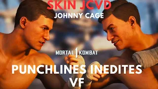 MORTAL KOMBAT 1 - JEAN CLAUDE VAN DAMME (Johnny Cage SKIN) Punchlines INEDITES VF