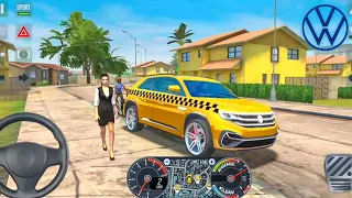 Taxi Sim 2020 - Volkswagen SUV Taxi Driving - Car Games Android Gameplay