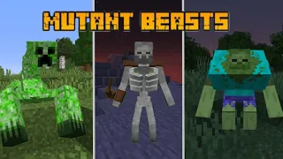 обзор мода mutant beasts | minecraft | 2023