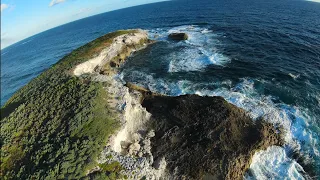 Island flyover (DJI FPV) 4K