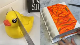 Satisfying Cake Cutting Video | Amazing Cakes Cutting | Hyperrealistic Illusion Cakes