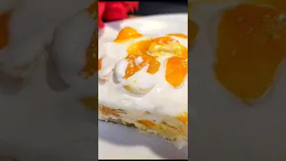 No Bake Mango Milk Cake 🥭 🍰 #shorts #mango #viral #mangodessert #easydessert #trending #yummy