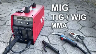 Multi Welder WTL MIG MAG 220 SYNERGIC | Unboxing and Test