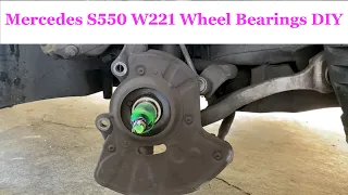 Mercedes 2008-2013 S550 W221 Wheel Bearings Hub Assembly Replacement DIY