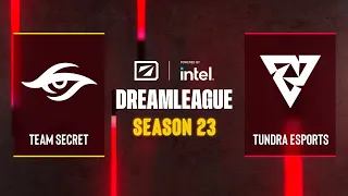 Dota2 - Team Secret vs Tundra Esports - Game 2 - DreamLeague Season 23 - CQ - WEU