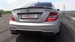 1200HP Mercedes-Benz C63 AMG GAD MOTORS - Fast Accelerations & 1/2 Mile Drag!