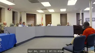 April 4th, 2022 -  City Council Meeting