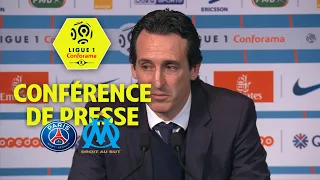 Conférence de presse Paris Saint-Germain - Olympique de Marseille (3-0) / 2017-18