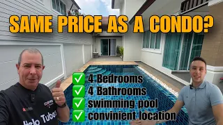 Would you pay the same price as a condo for a pool villa? Check this out!