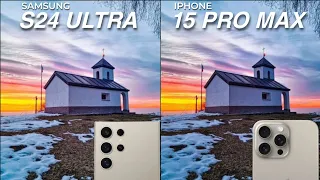 Samsung Galaxy S24 Ultra VS iPhone 15 Pro Max Camera Test Comparison