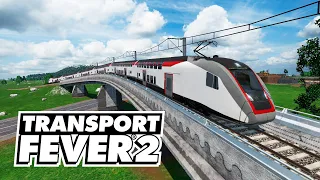 Transport Fever 2 - Двухэтажный поезд! #24