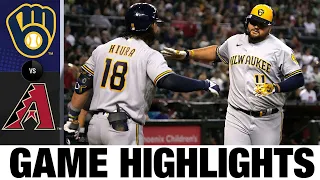 Brewers vs. D-backs Game Highlights (9/3/22) | MLB Highlights
