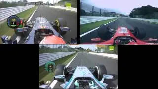 F1 - V6 x V8 x V10 comparative laps In Suzuka[HD]