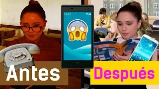 ¿Tu que harías sin tu telefono celular? Descubre este antes y después.