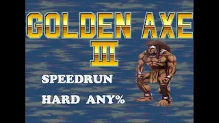Golden Axe 3 Speedrun (Proud Cragger/Hard Any%) in 29.03 by Juarez