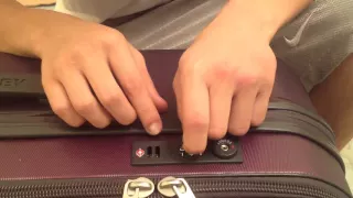How to unlock a suitcase (unknown pin)