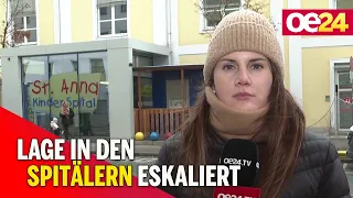 Lage in den Spitälern eskaliert