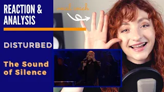 Vocal Coach Reacts to Disturbed - The Sound of Silence (Live) - Singing Analysis