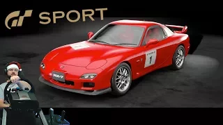 Gran Turismo: Sport — испытания на роторном бисте девяностых Mazda RX-7 и на Lamborghini Veneno