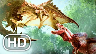 MONSTER HUNTER All Action Fight Scenes Cinematic 4K ULTRA HD