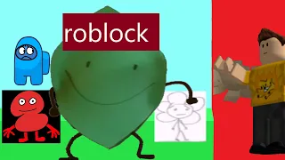 escaping evil leafy in bfdi roblocks obby - roblox (High Quality Verison)