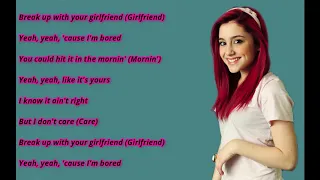 Ariana Grande   break up with your girlfriend, i'm bored lyrics video