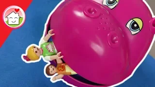 Playmobil Familie Hauser im Hippo Park - Indoor Spielplatz - Geschichte für Kinder - Film deutsch