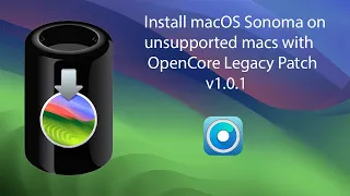 Install macOS Sonoma on unsupported mac OCLP