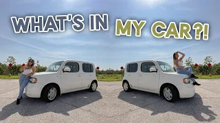CAR TOUR! What's In My Car?! 2021 | WHITE NISSAN CUBE