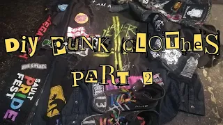 DIY Punk Clothes Part 2